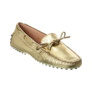 Tod’S Heaven Leather Loafer, Gold